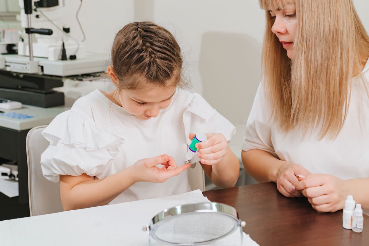 Lentillas para niños en Ourense